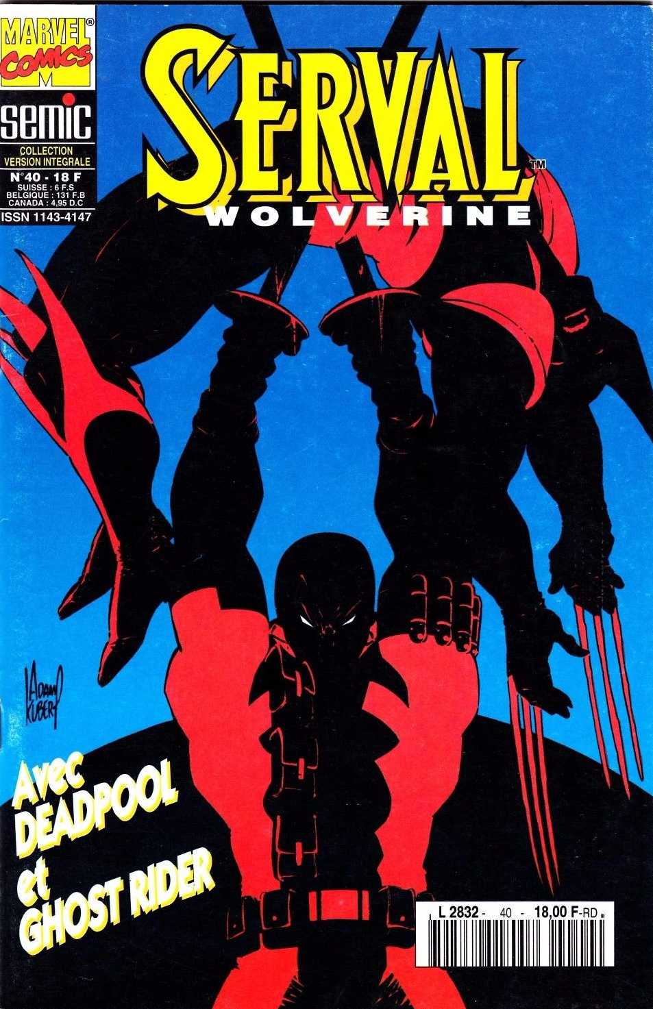 Scan de la Couverture Serval Wolverine n 40